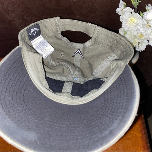 CALLAWAY Golf Odyssey RAZR Hat Cap Adjustable Embroidered Dark Green unisex - Picture 4 of 7